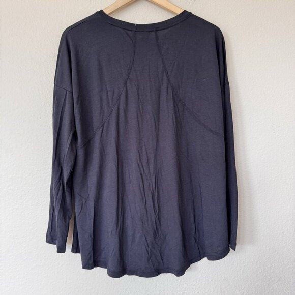 Sweaty Betty Long Sleeve Black T Shirt Size 12 Large Athleisure - Picture 7 of 8